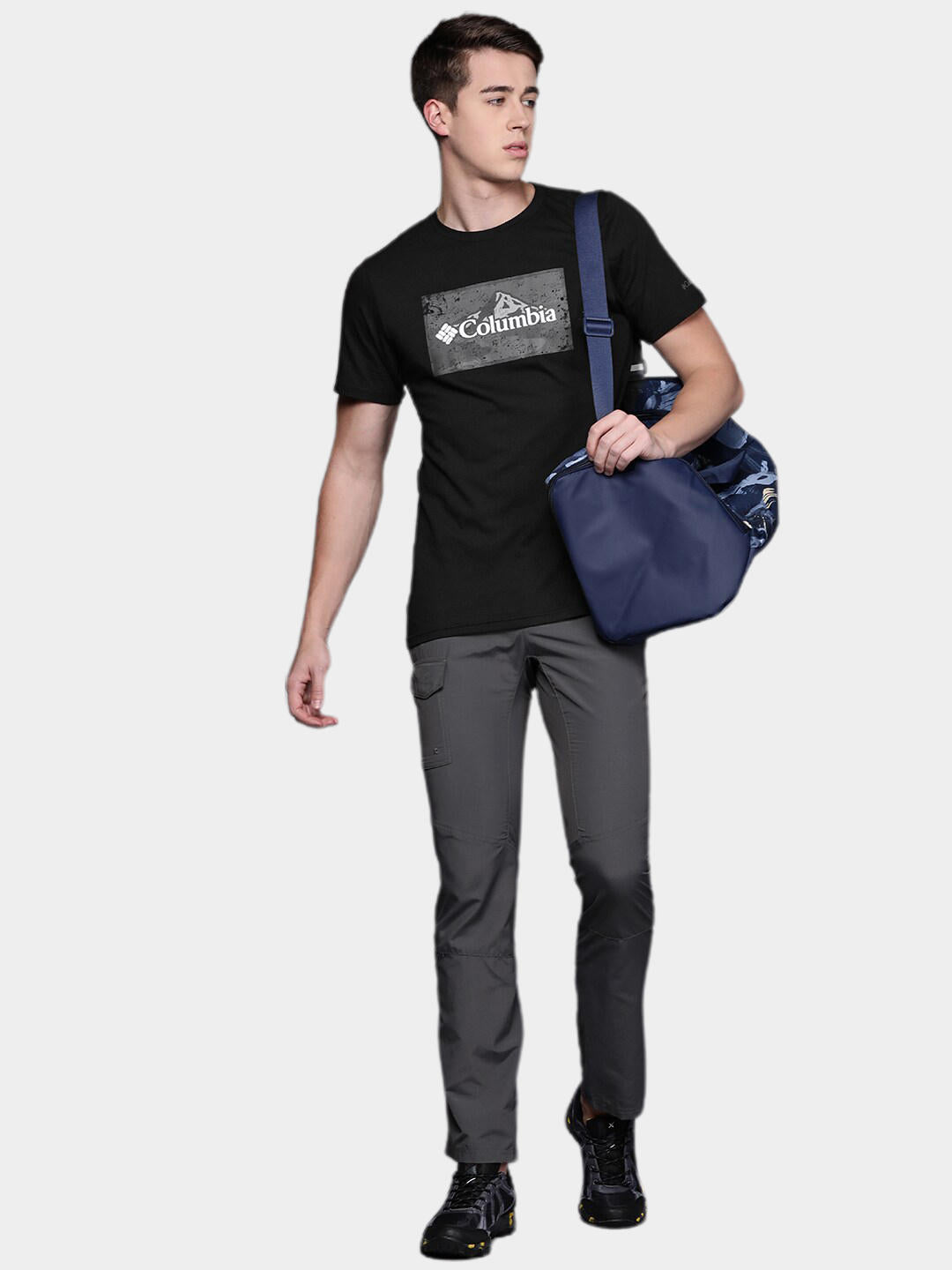 Columbia Men Black Path Lake Graphic Tee II T-Shirt