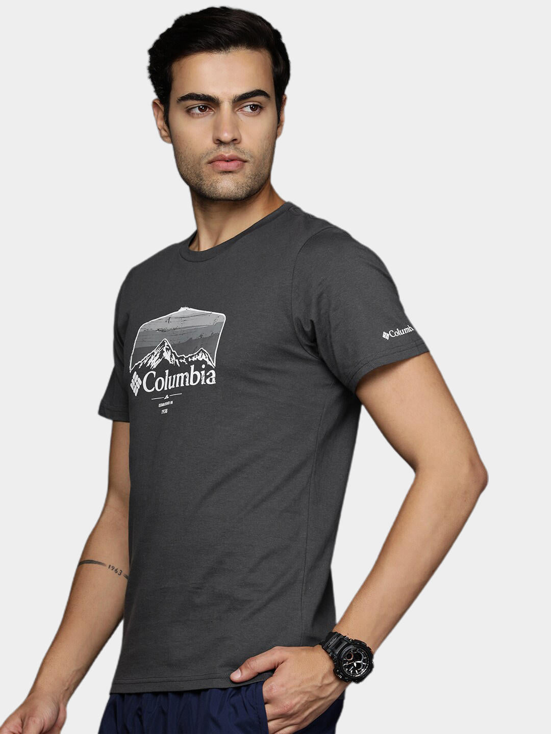 Columbia Men Grey Path Lake Graphic Tee II T-Shirt