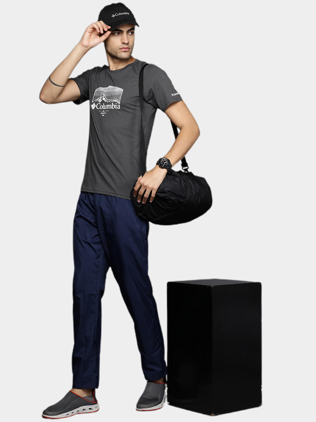 Columbia Men Grey Path Lake Graphic Tee II T-Shirt