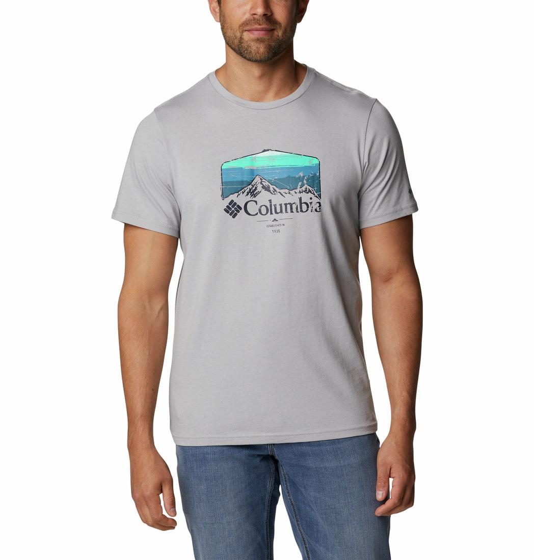 Columbia Men Grey Path Lake Graphic Tee II T-Shirt