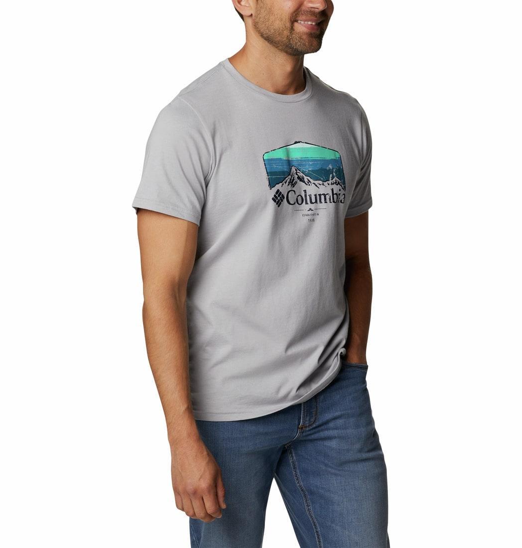 Columbia Men Grey Path Lake Graphic Tee II T-Shirt