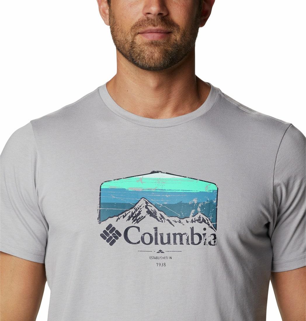 Columbia Men Grey Path Lake Graphic Tee II T-Shirt