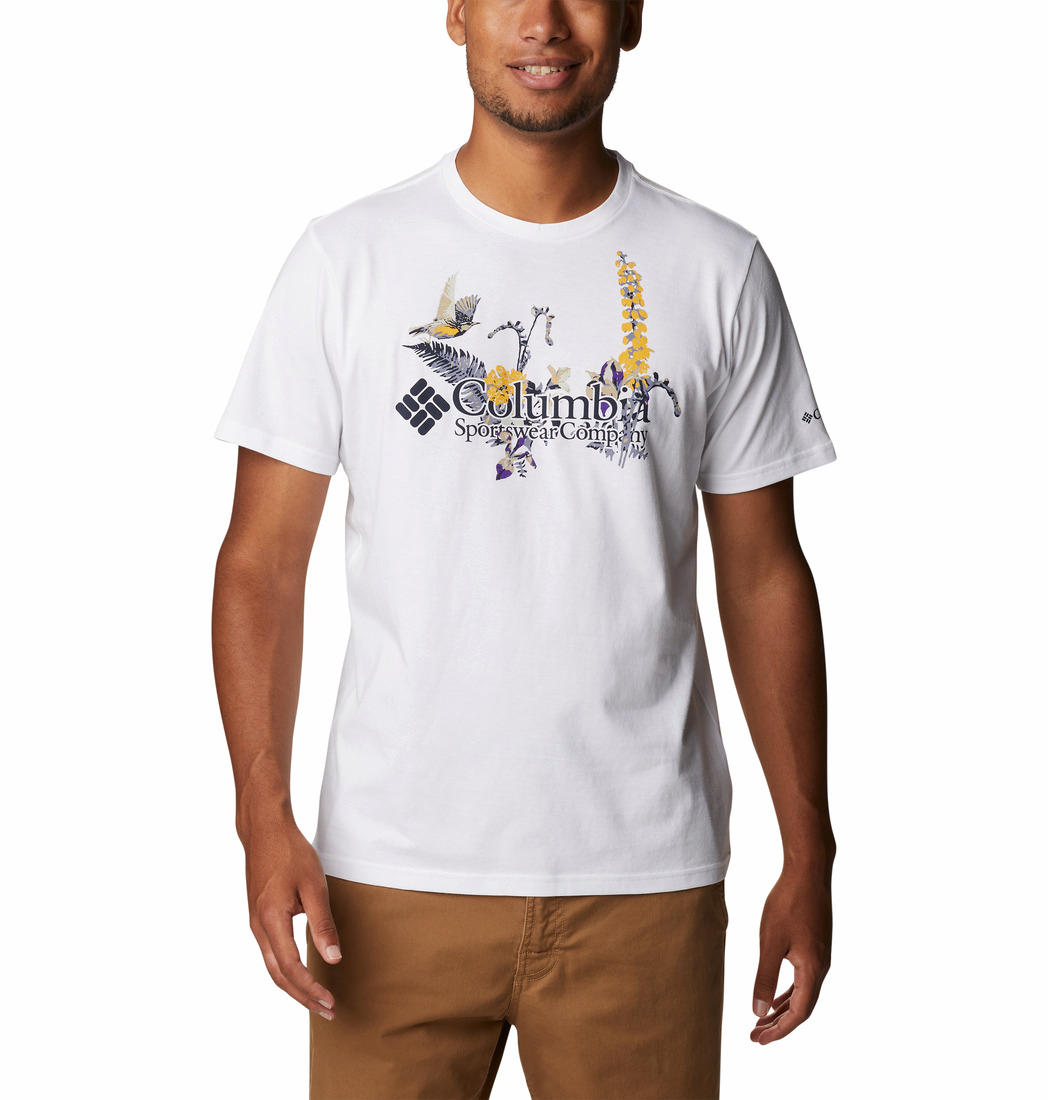 Columbia Men White Path Lake Graphic Tee II T-Shirt