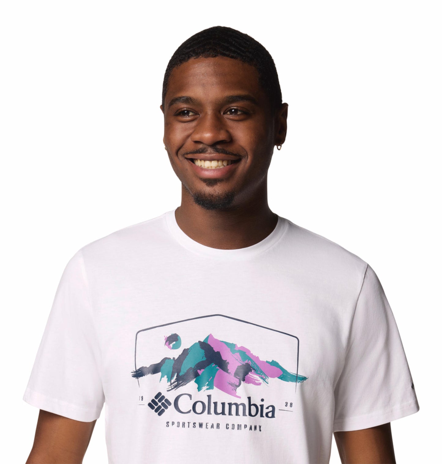Columbia Mens White Path Lake Graphic II Tshirt