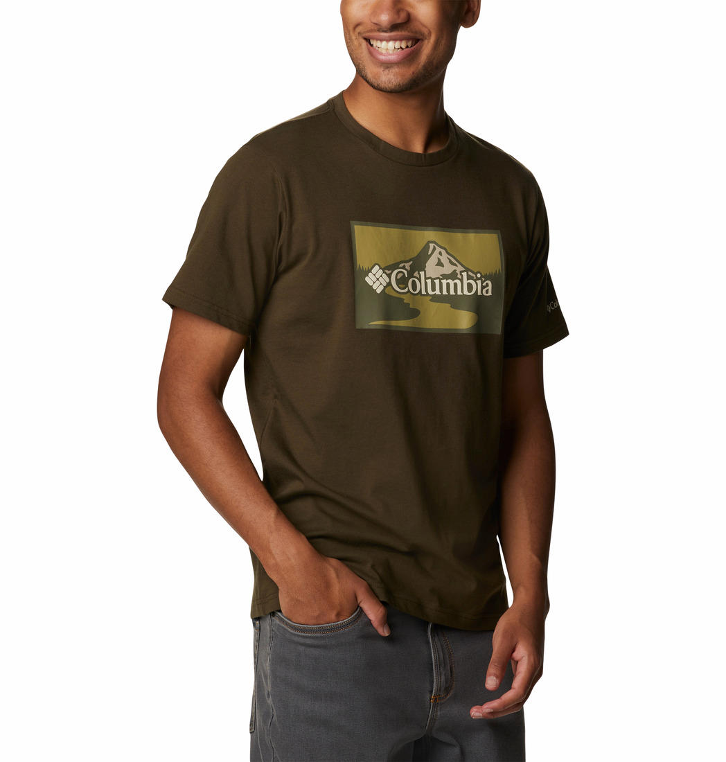 Columbia Men Green Path Lake Graphic Tee II T-Shirt