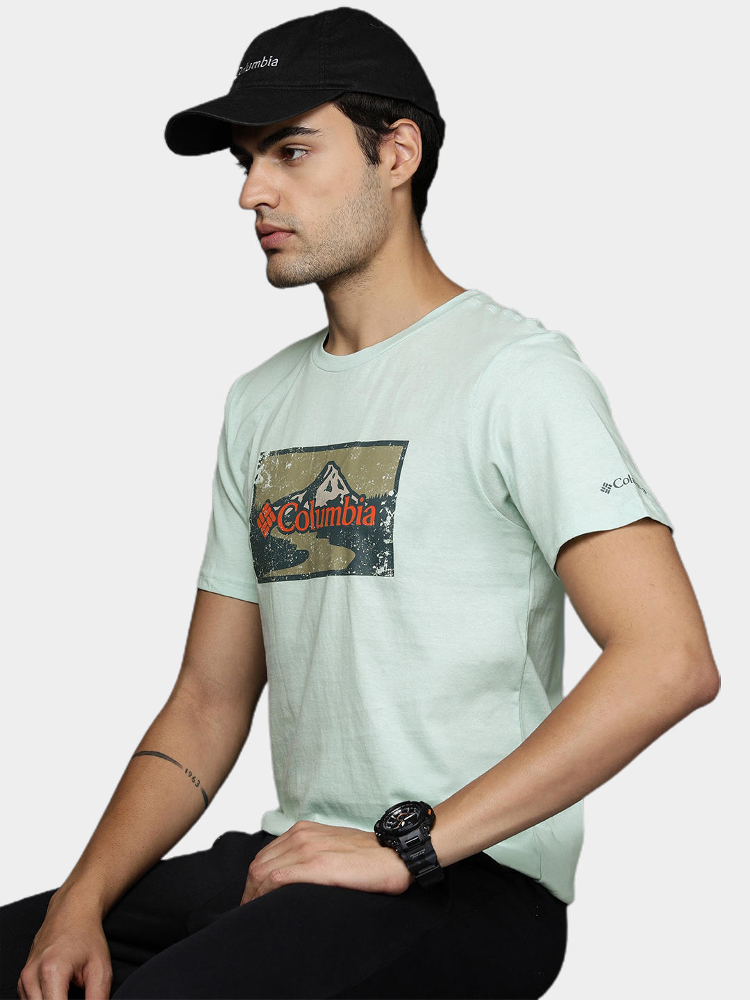 Columbia Men Blue Path Lake Graphic Tee II T-Shirt