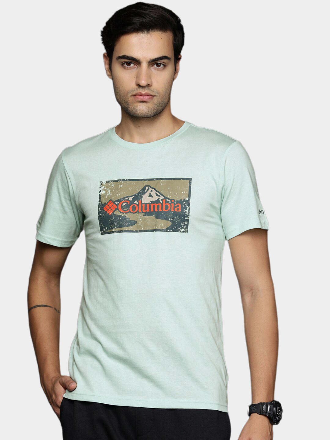 Columbia Men Blue Path Lake Graphic Tee II T-Shirt