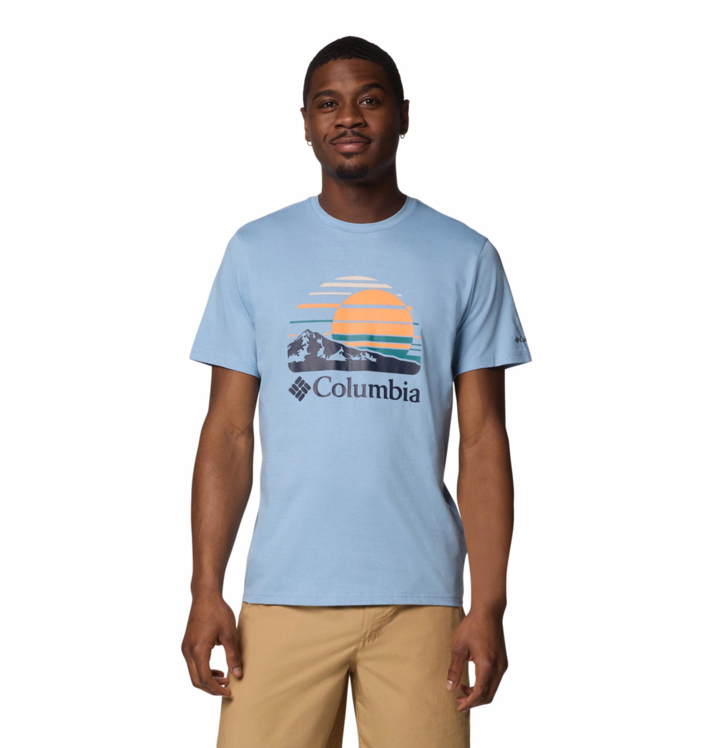 Columbia Mens Blue Path Lake Graphic II Tshirt
