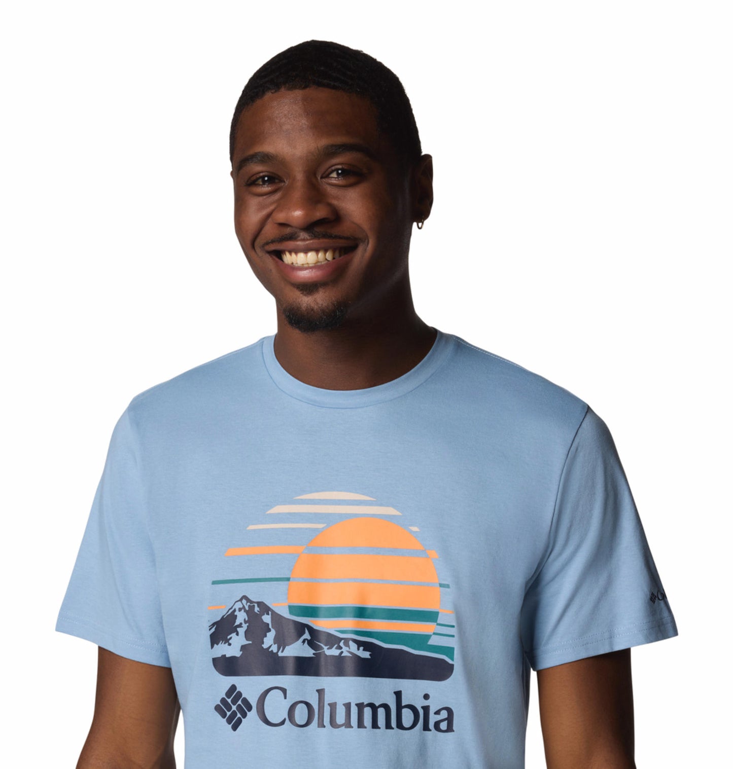 Columbia Mens Blue Path Lake Graphic II Tshirt