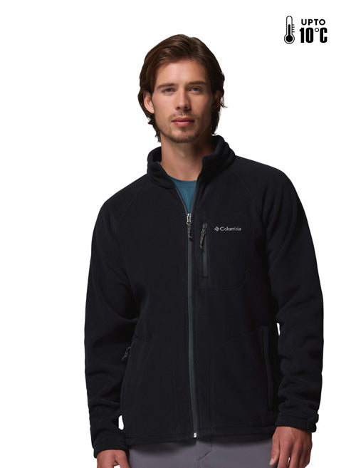 Columbia Men Black Fast Trek II Fleece Jacket