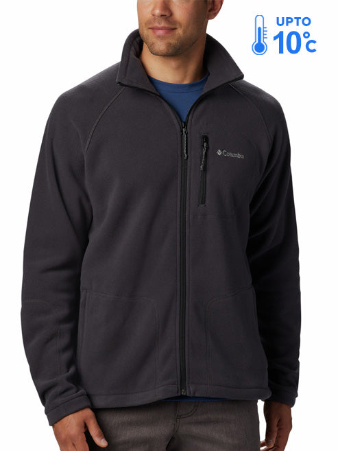 Columbia Men Black Fast Trek II Full Zip Fleece