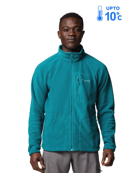 Columbia Men Blue Fast Trek II Fleece Jacket