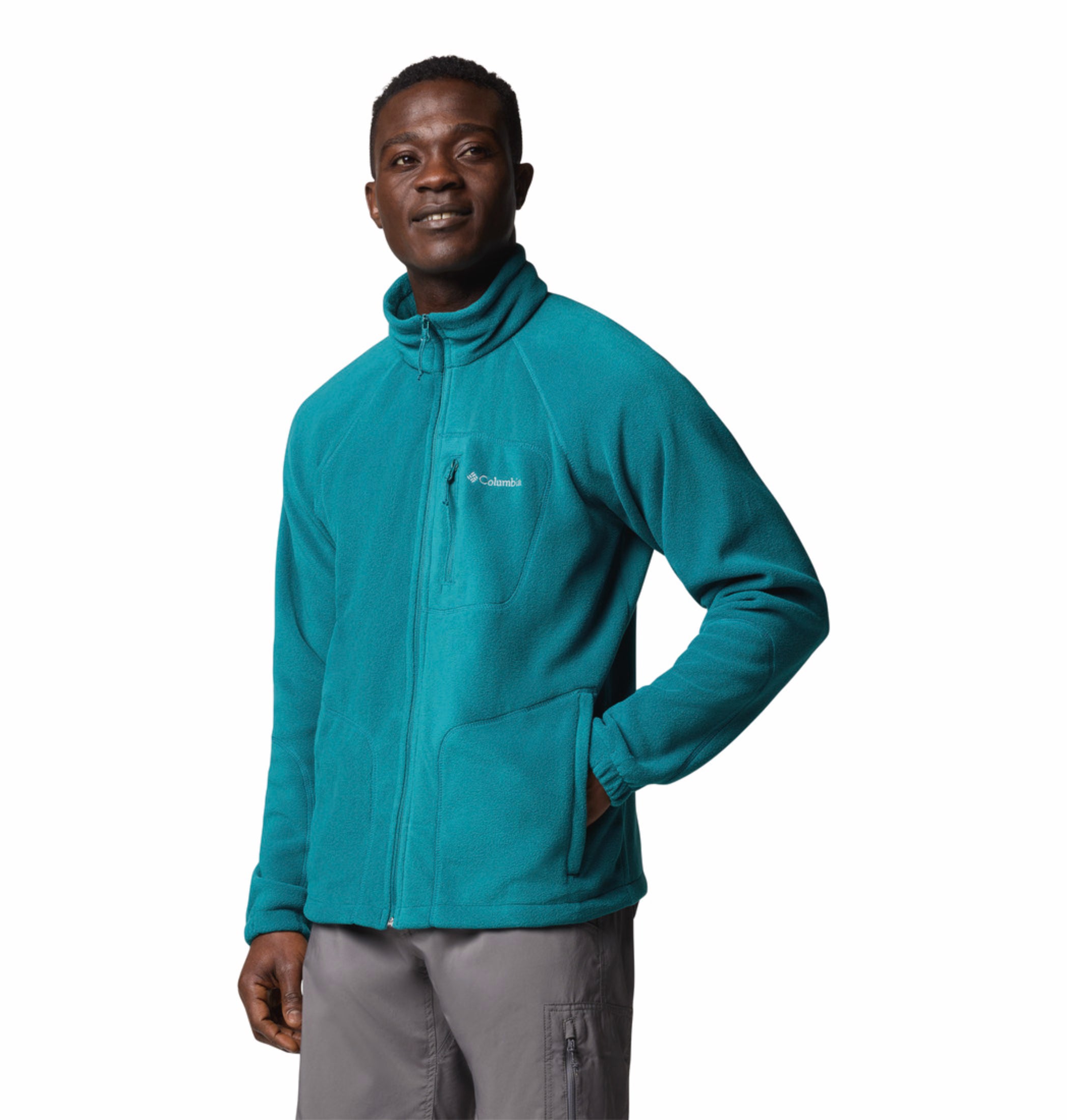 Columbia Men Blue Fast Trek II Full Zip Fleece – Adventuras India