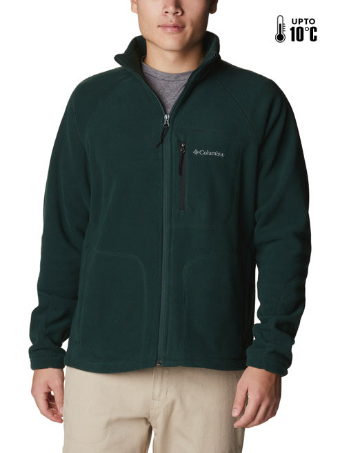 Columbia Men Green Fast Trek II Full Zip Fleece