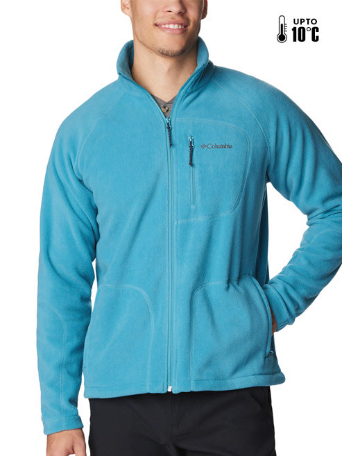 Columbia Men Blue Fast Trek II Fleece Jacket