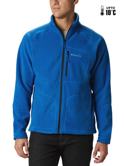 Columbia Men Blue Fast Trek II Fleece Jacket
