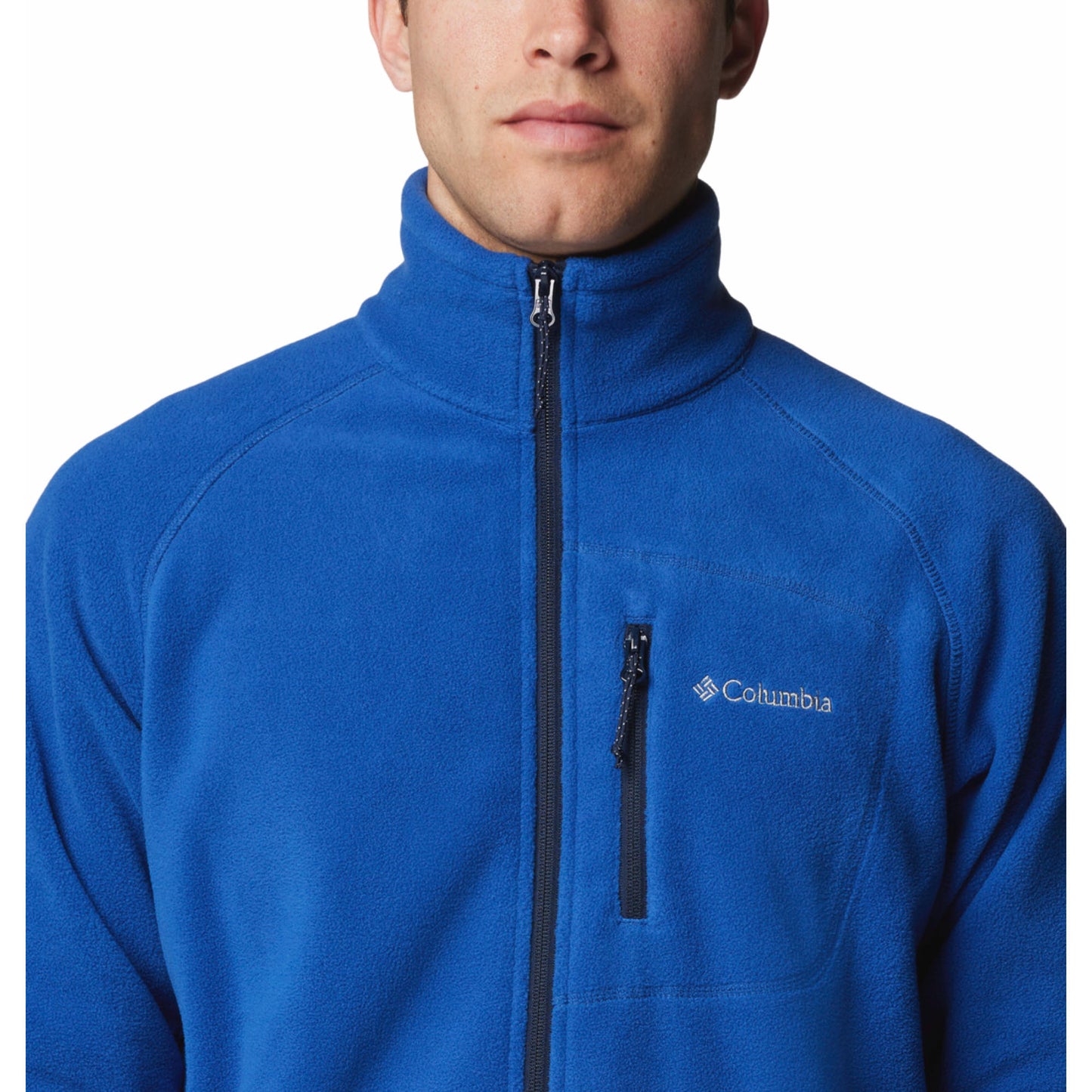 Columbia Men Blue Fast Trek II Full Zip Fleece