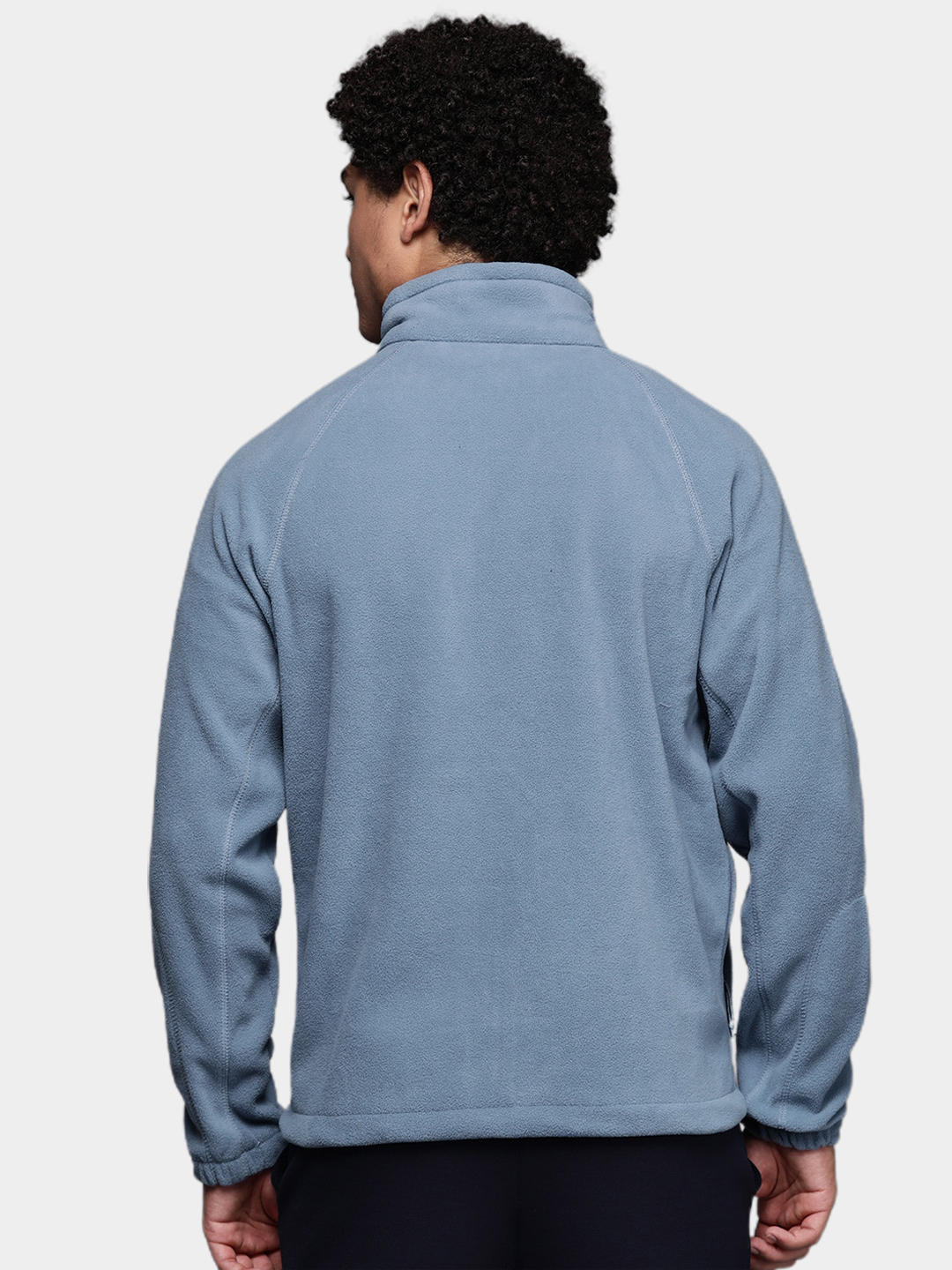 Columbia Men Blue Fast Trek II Full Zip Fleece Jacket