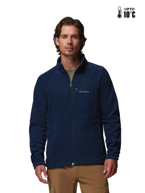 Columbia Men Navy Blue Fast Trek II Fleece Jacket