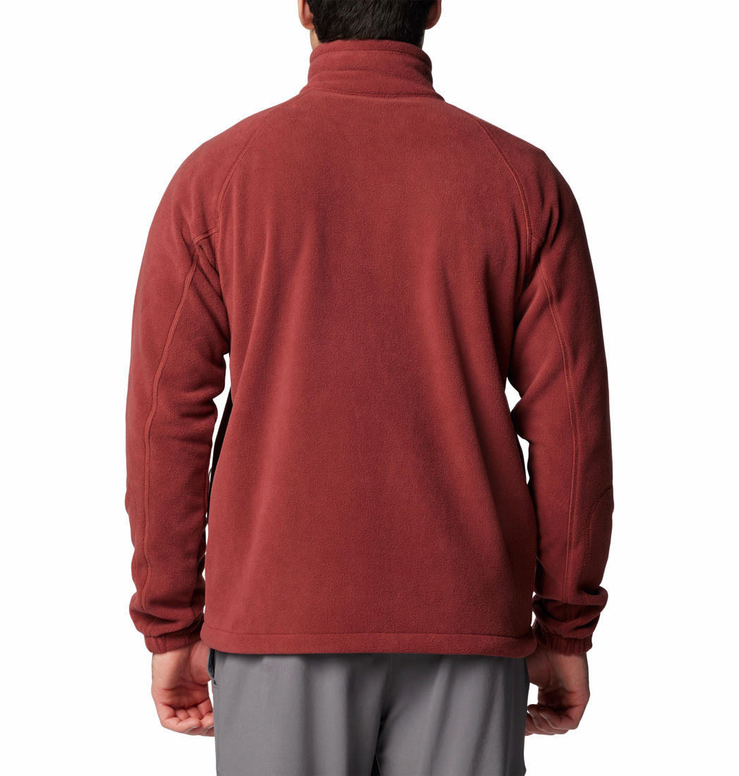 Columbia Men Red Fast Trek II Full Zip Fleece