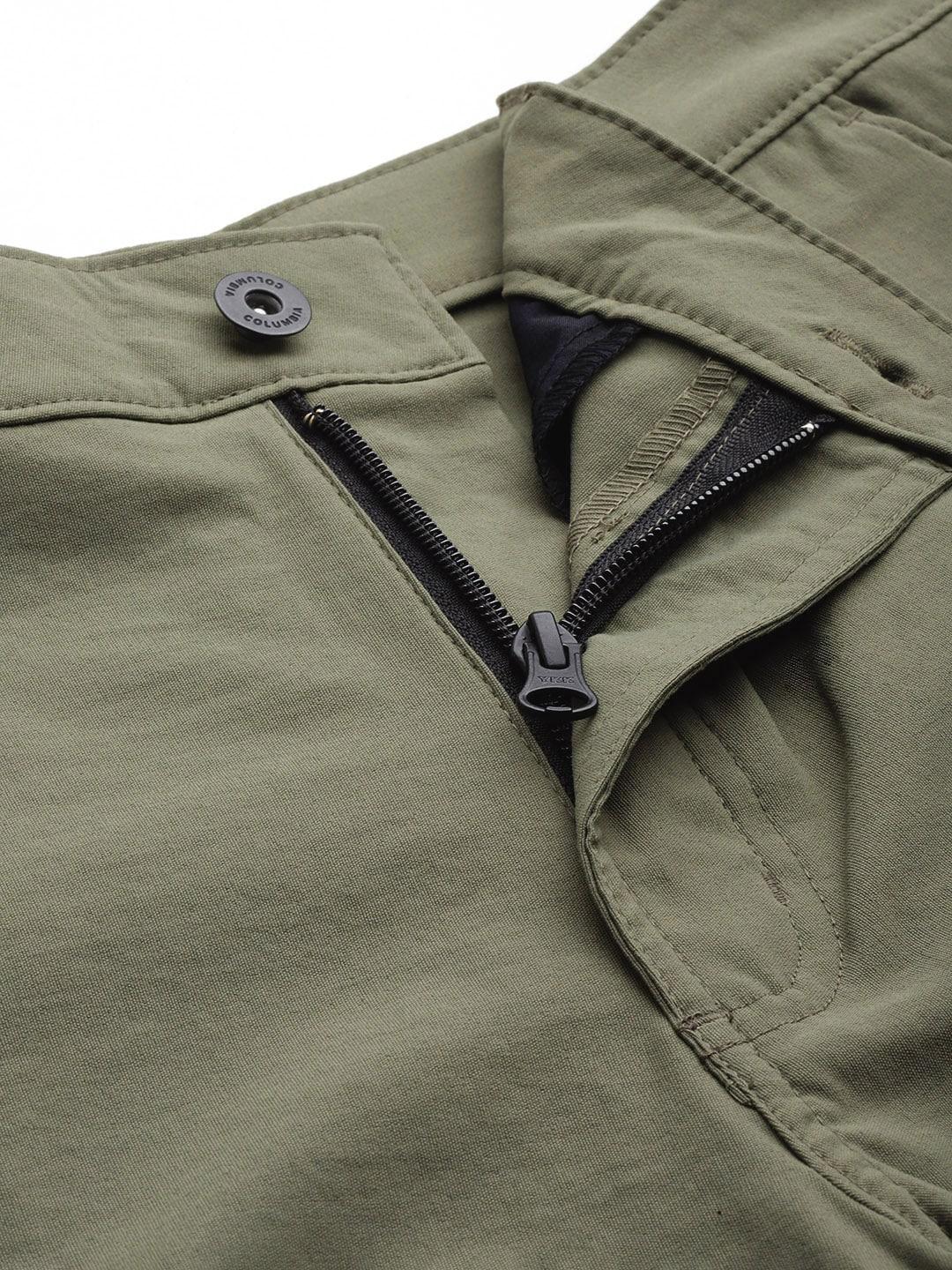 A Men Wearing Columbia Men Green Canyon Gate Utility Short