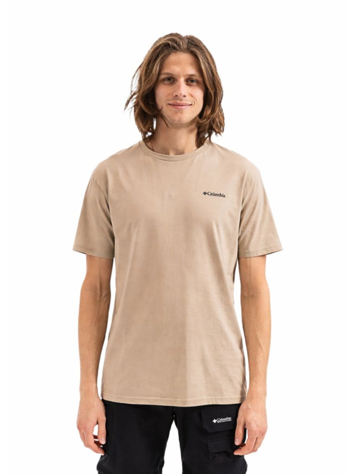Columbia Men’s Beige Omni-Shade CSC Iconic Cotton T-Shirt