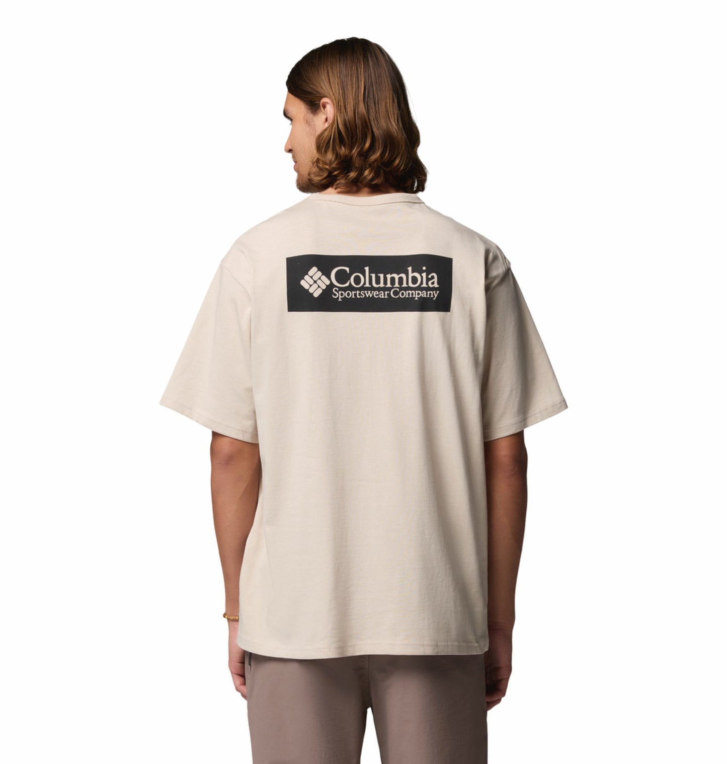 Columbia Men’s Beige Omni-Shade CSC Iconic Cotton T-Shirt