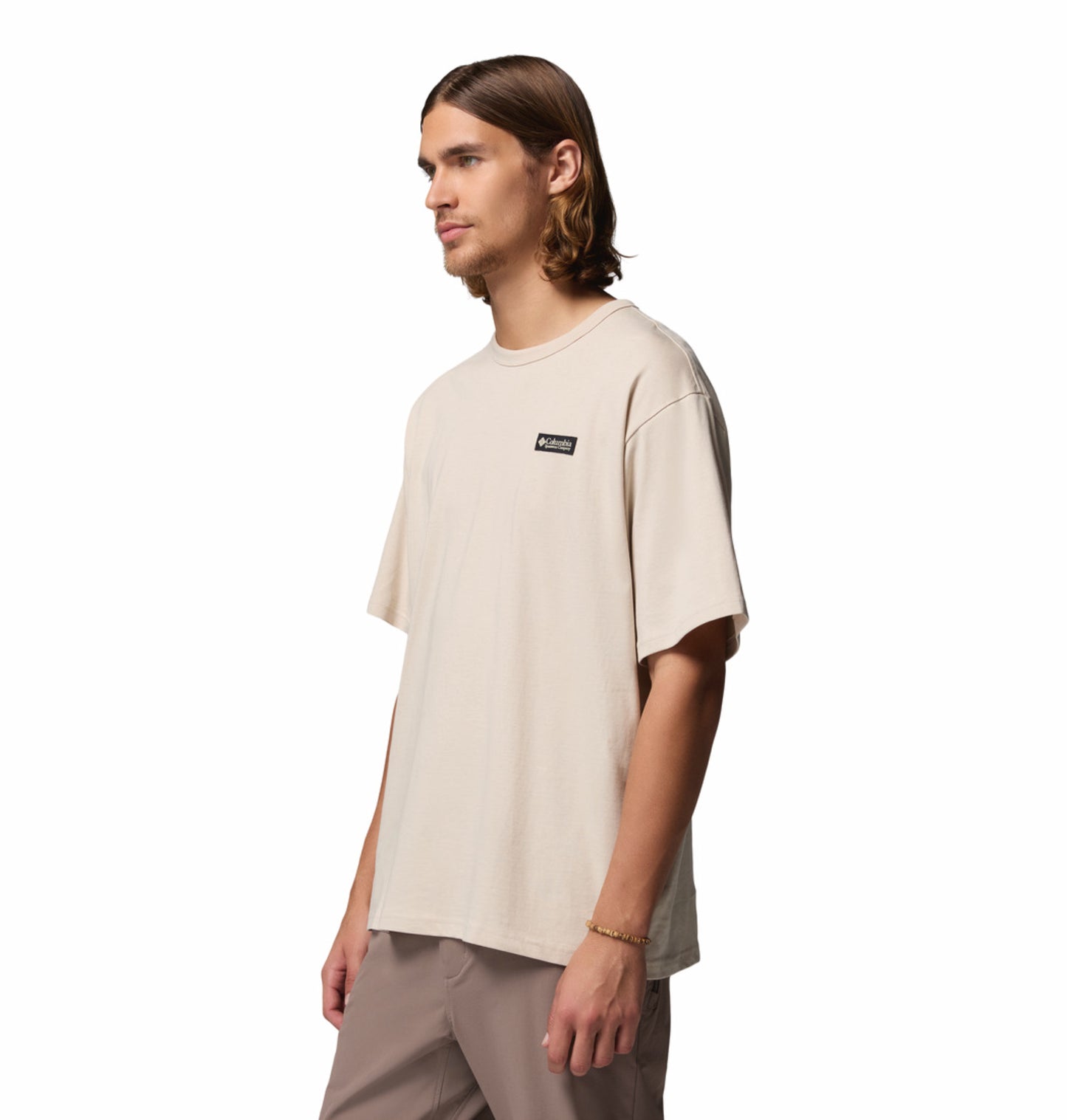 Columbia Men’s Beige Omni-Shade CSC Iconic Cotton T-Shirt