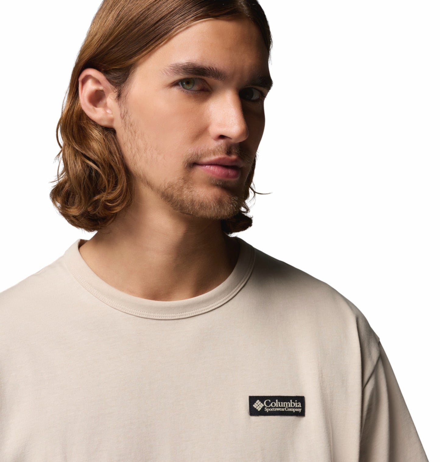 Columbia Men’s Beige Omni-Shade CSC Iconic Cotton T-Shirt