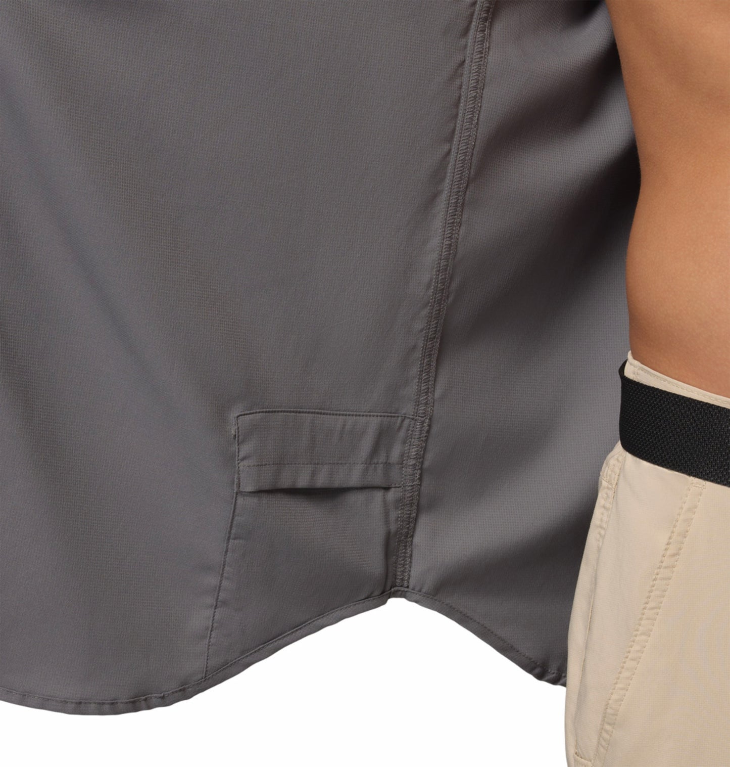 Columbia Men's Grey Omni-Shade Silver Ridge Utility II Long Sleeve Shirt