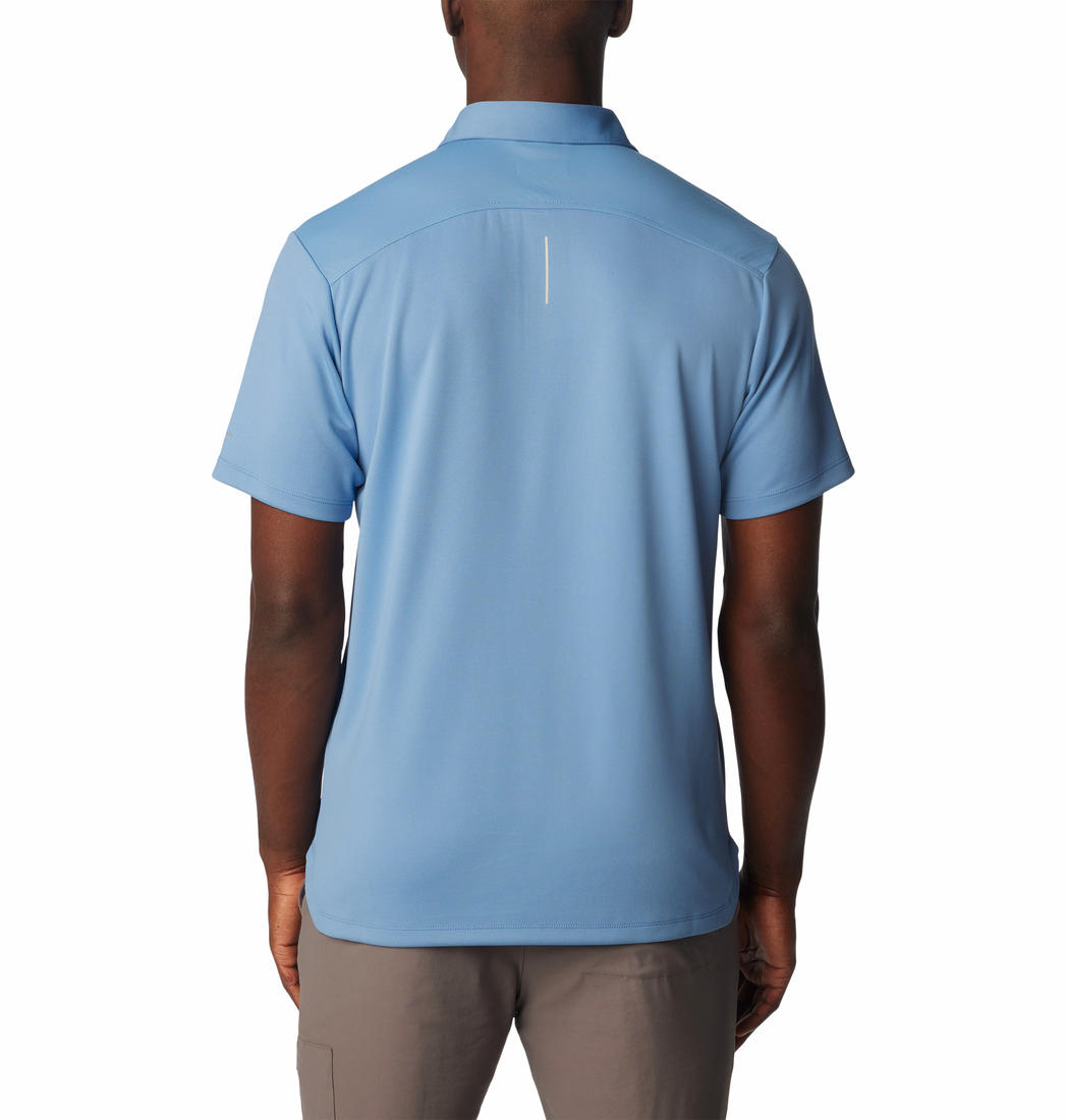 Columbia Men Navy Blue Columbia Men Black Mesa Polo T-Shirt