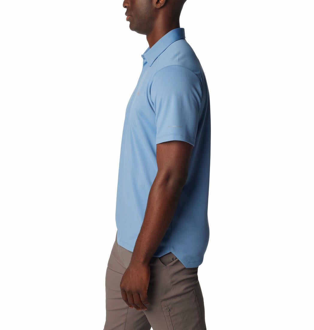 Columbia Men Navy Blue Columbia Men Black Mesa Polo T-Shirt