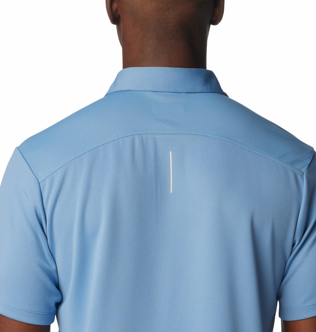 Columbia Men Navy Blue Columbia Men Black Mesa Polo T-Shirt