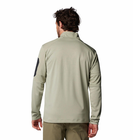 Columbia Mens Green Columbia Tech Knit 1/4 Zip