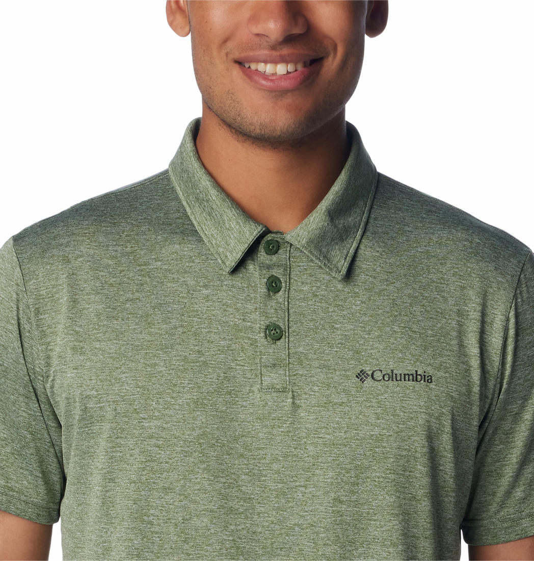 Columbia Men Green Columbia Hike Polo