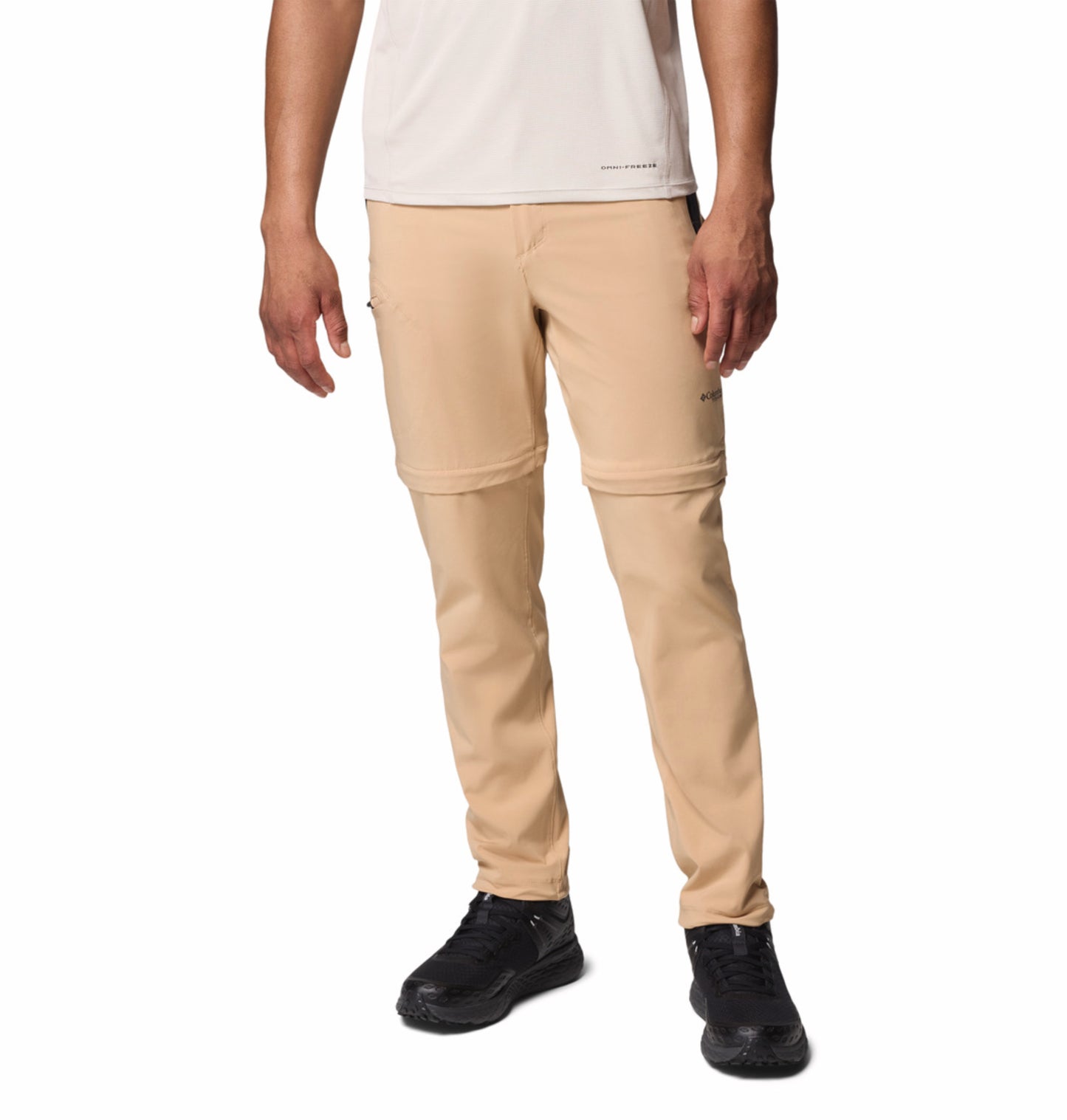 Columbia Men Beige OmniShade Broad Spectrum UPF 50 Triple Canyon Convertible II Pant