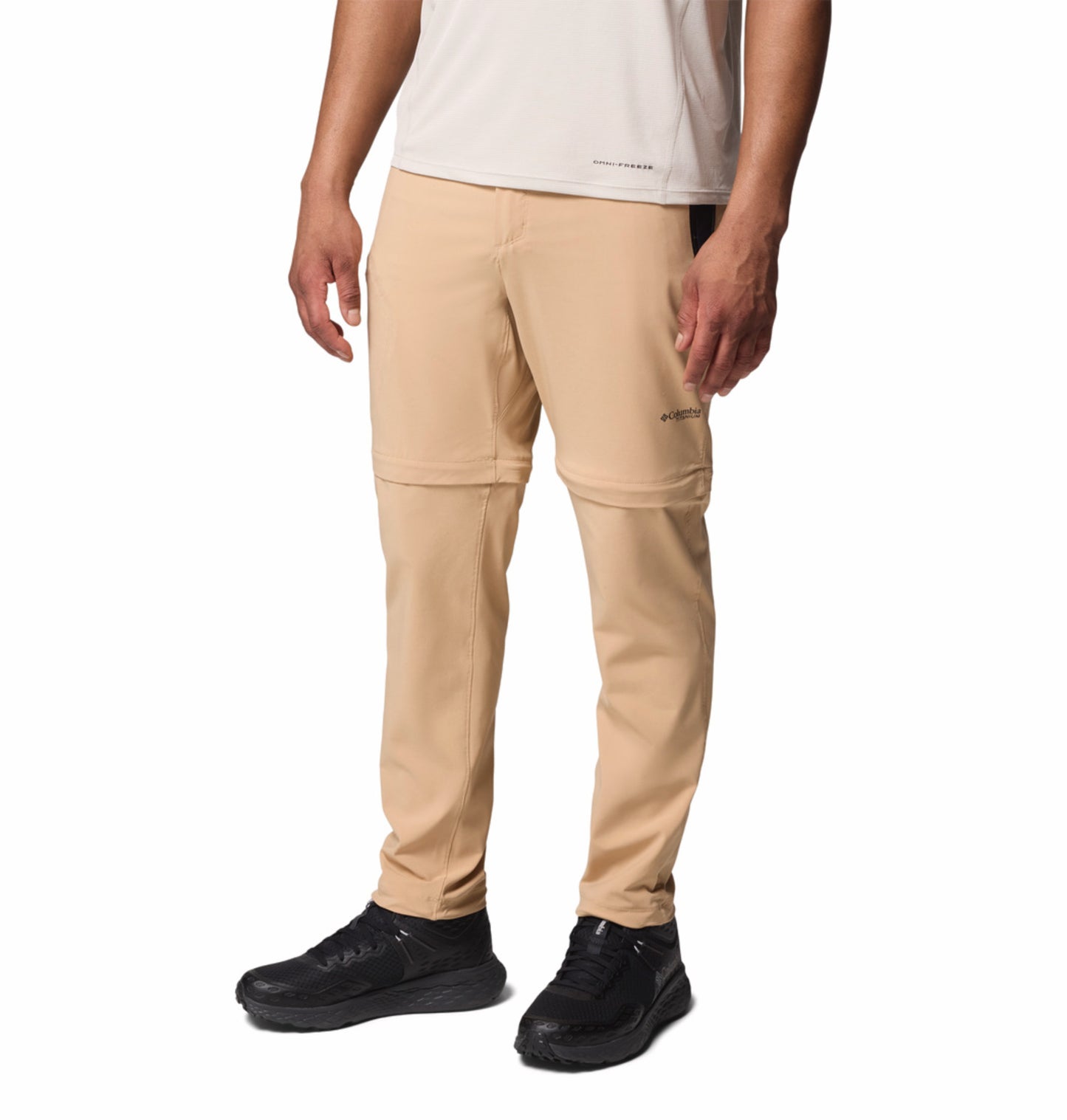 Columbia Men Beige OmniShade Broad Spectrum UPF 50 Triple Canyon Convertible II Pant