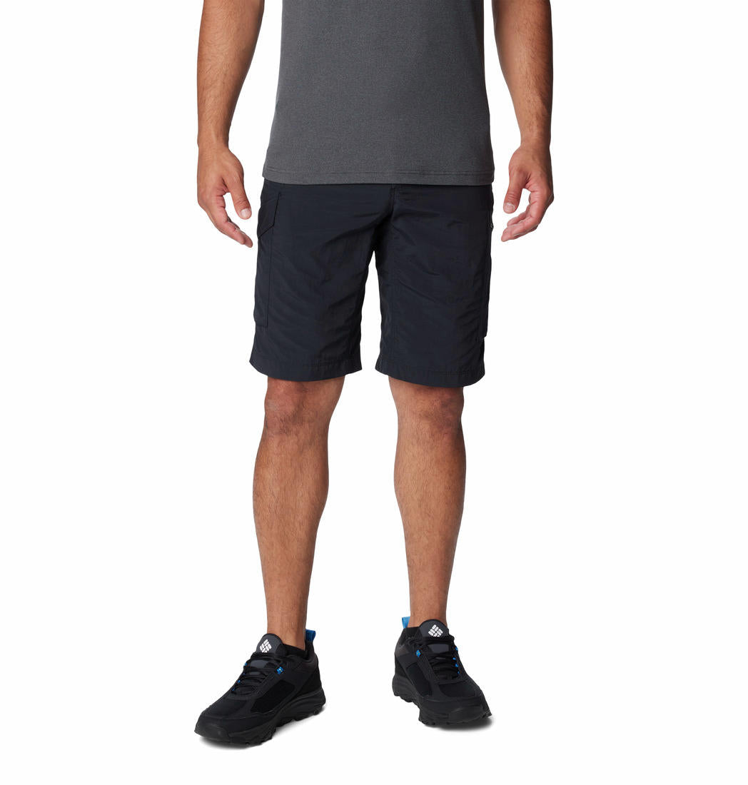 Columbia Men Black Silver Ridge Cargo Short (Sun Protection)