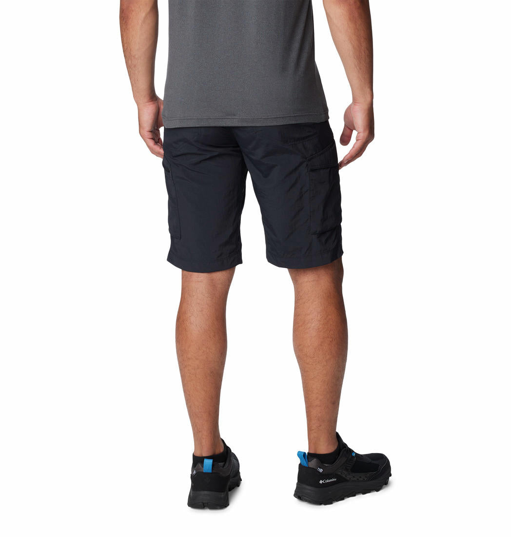 Columbia Men Black Silver Ridge Cargo Short (Sun Protection)