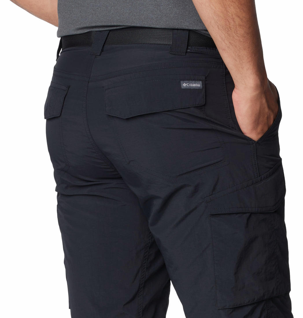 Columbia Men Black Silver Ridge Cargo Short (Sun Protection)