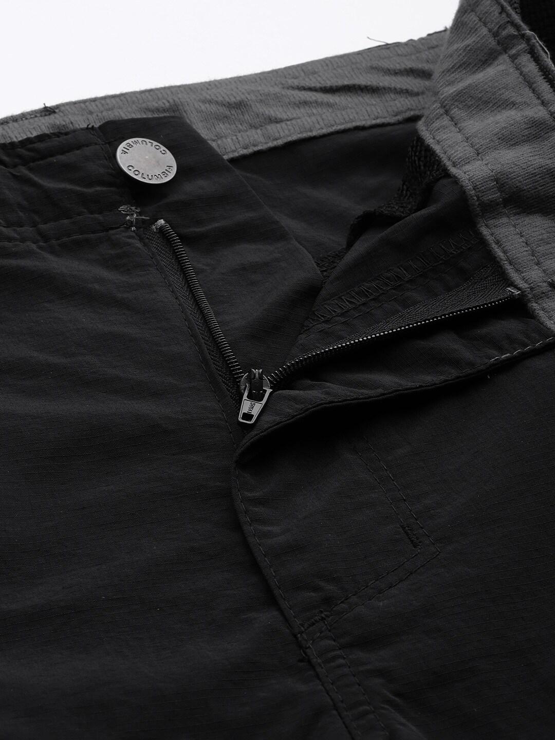 Columbia Men Black Silver Ridge Cargo Short (Sun Protection)