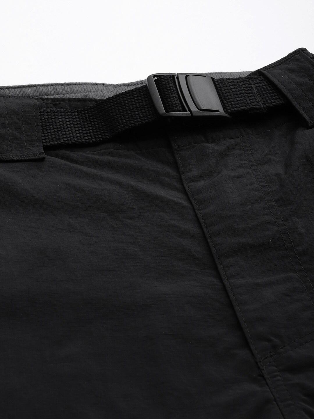 Columbia Men Black Silver Ridge Cargo Short (Sun Protection)