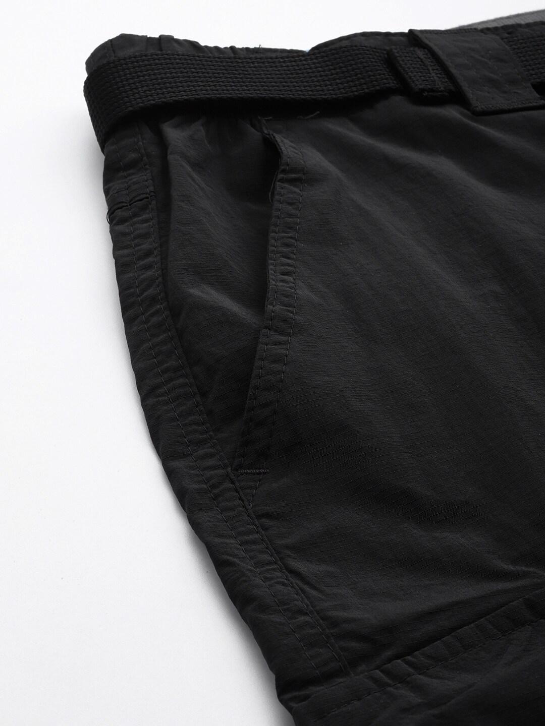 Columbia Men Black Silver Ridge Cargo Short (Sun Protection)