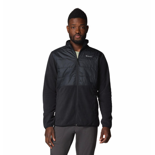 Columbia Mens Black Basin Butte Full Zip Fleece II Jacket