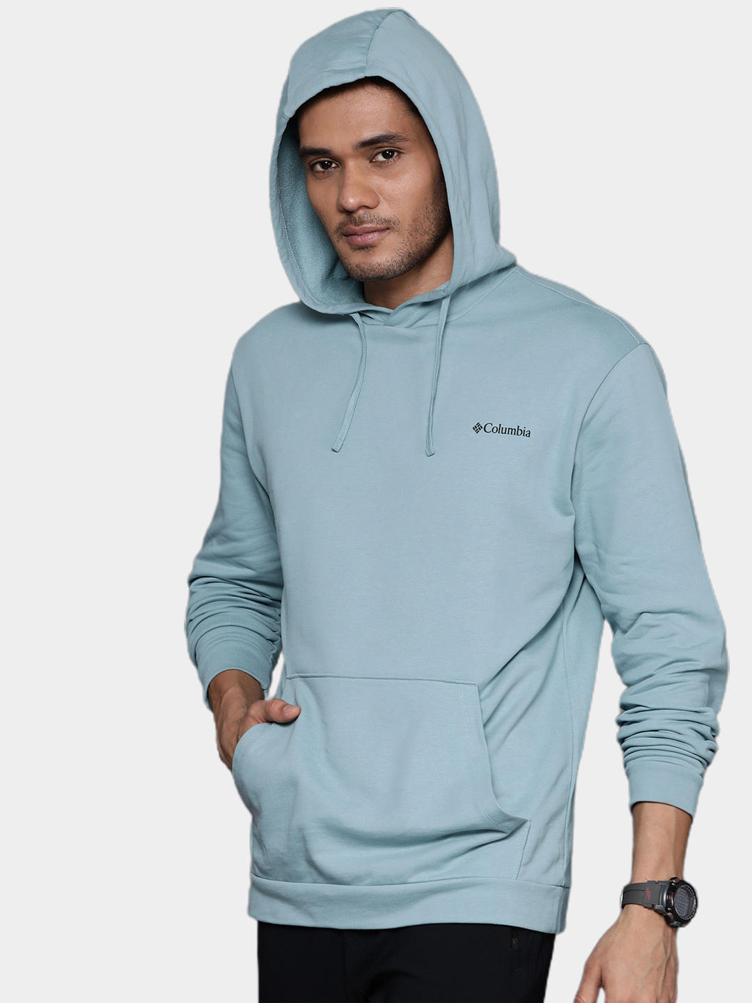Columbia Men Blue Break It Down Hoodie