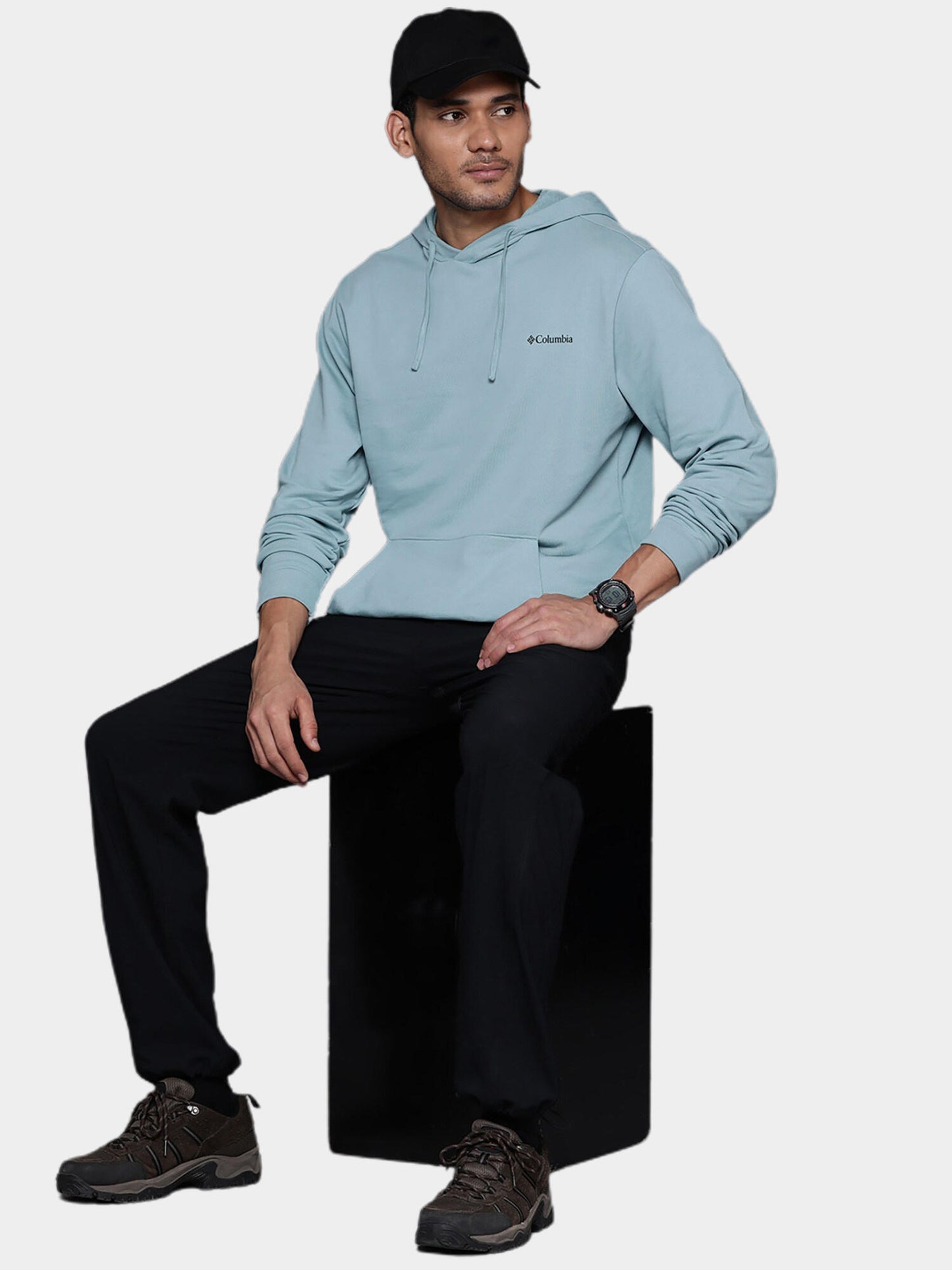 Columbia Men Blue Break It Down Hoodie