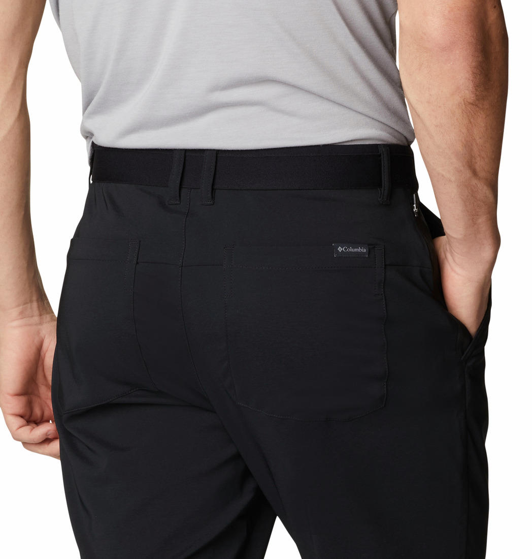 Columbia Men Black Tech Trail II Pant (Sun Protection)