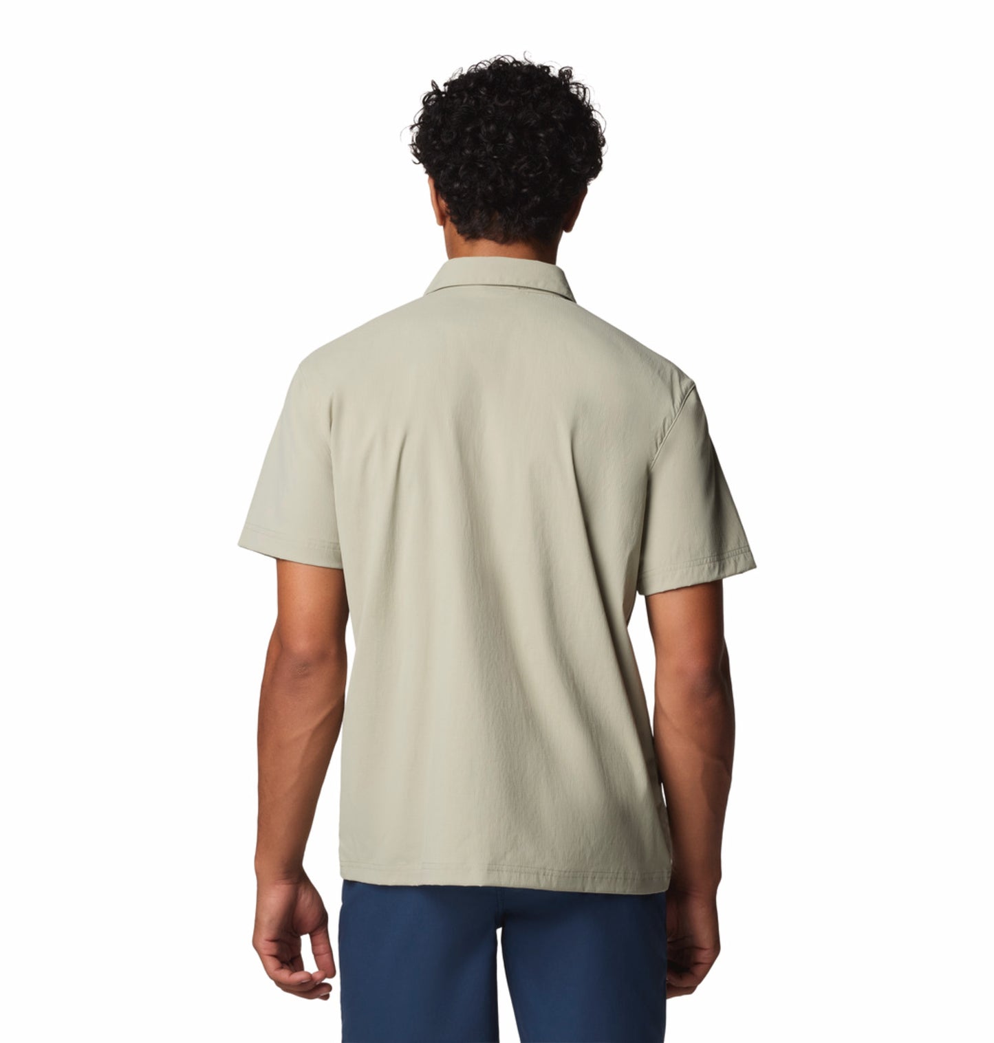 Columbia Men Green Omni-Shade Landroamer Ripstop II Short Sleeve Shirt
