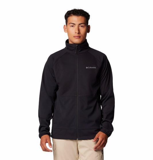 Columbia Mens Black Outdoor Tracks Full Zip II Jacket