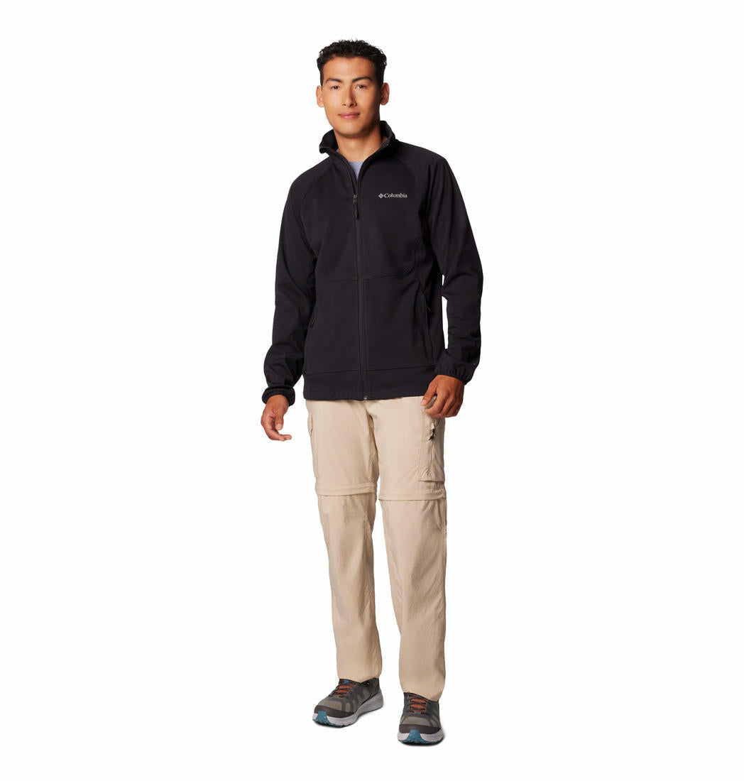 Columbia Mens Black Outdoor Tracks Full Zip II Jacket
